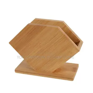 Bamboo Serviette Holder Stand