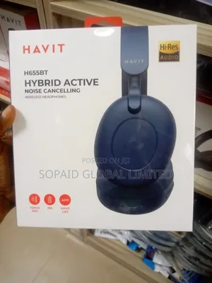 Havit H655BT Hybrid Active Noise Cancelling Wireless Headset