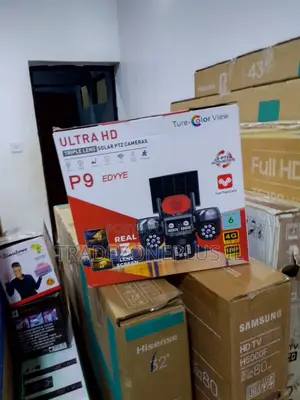 Solar Powered Triple Lens PTZ Surveillance Camera
