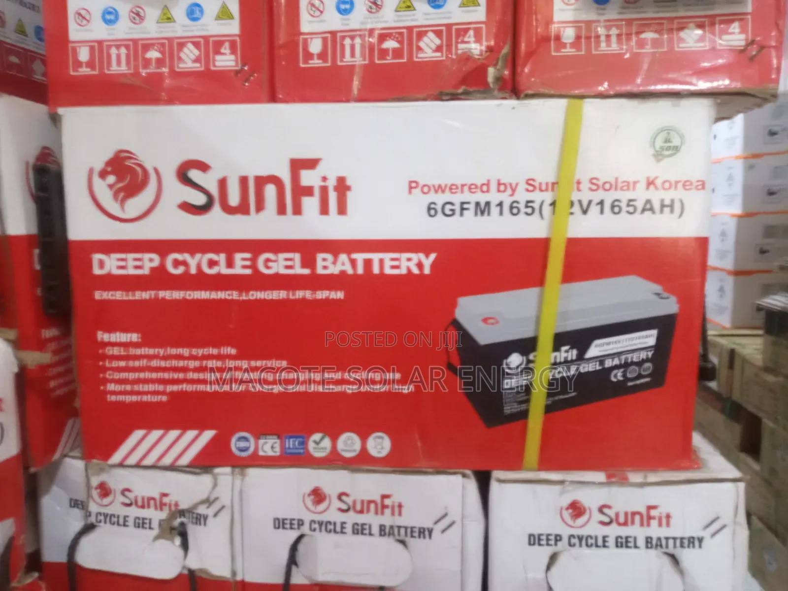165A Sunfit Solar Battery
