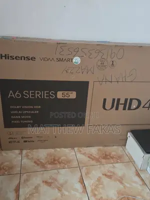 Hisense Vidaa Smart Television A6 Series 55” Uhd 