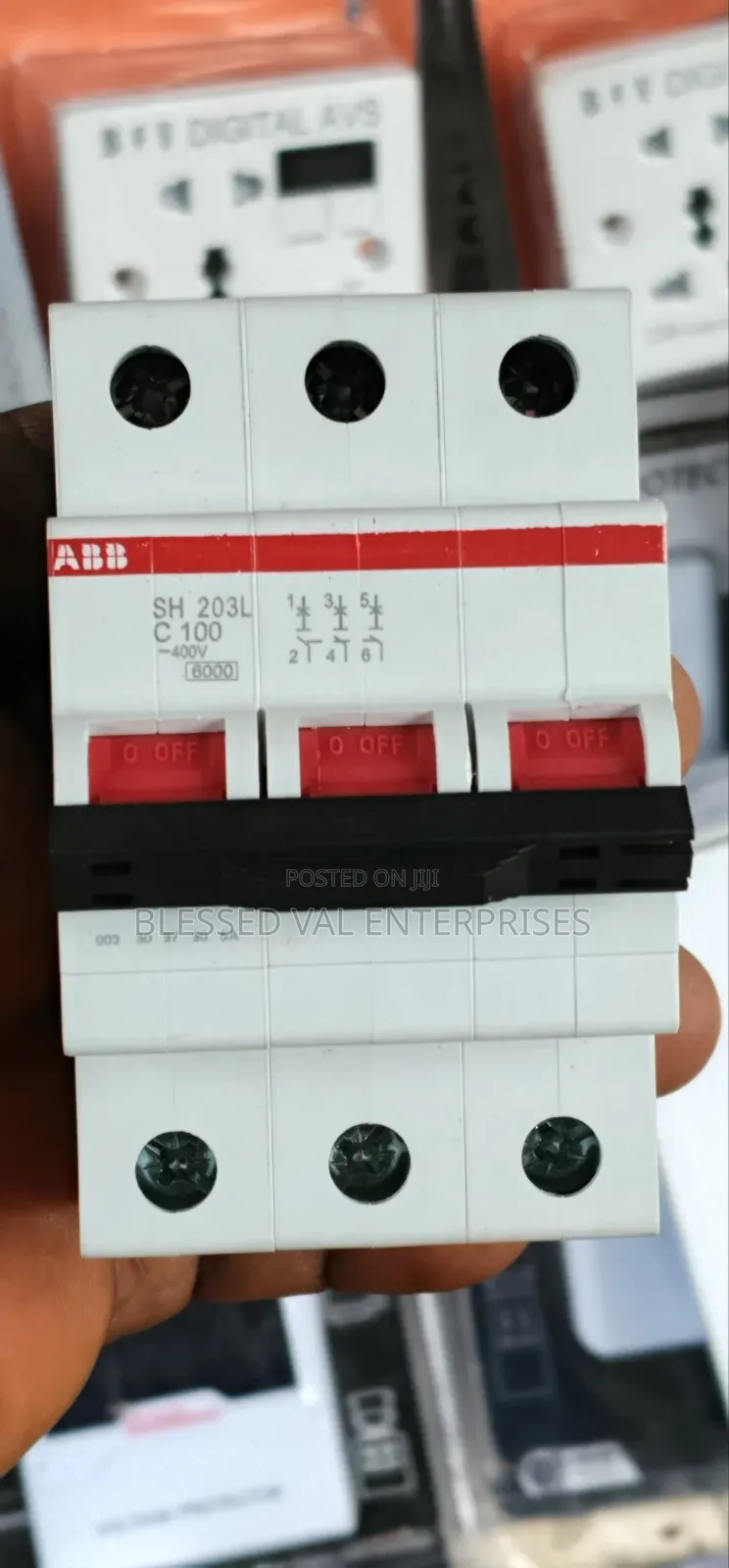 ABB 4 Pole Breaker 63 Amps