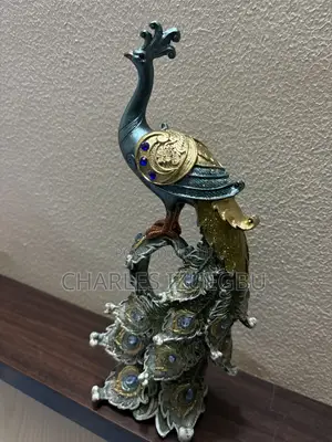 Peacock Figurine, Statue and House Decor