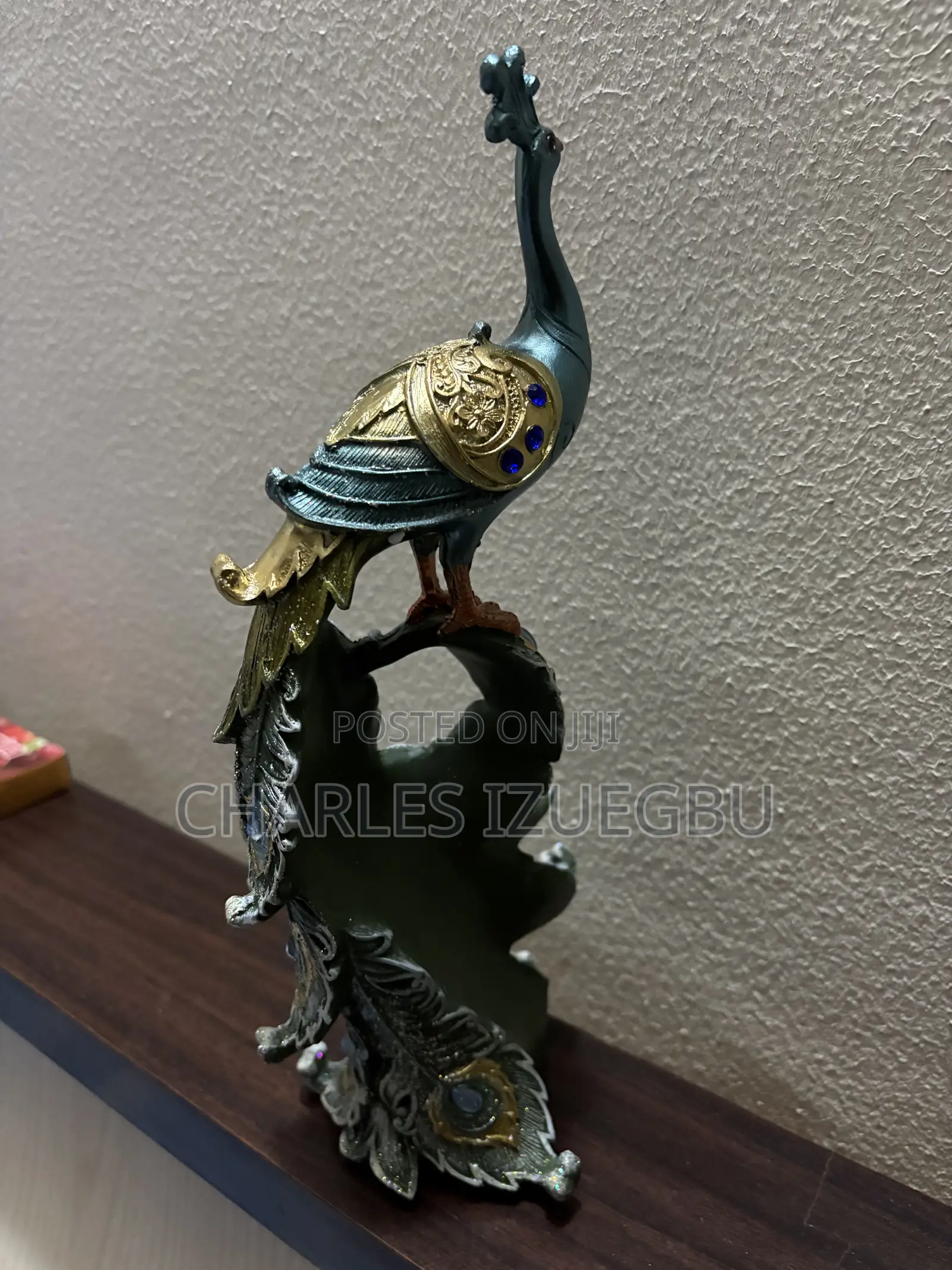 Peacock Figurine, Statue and House Decor