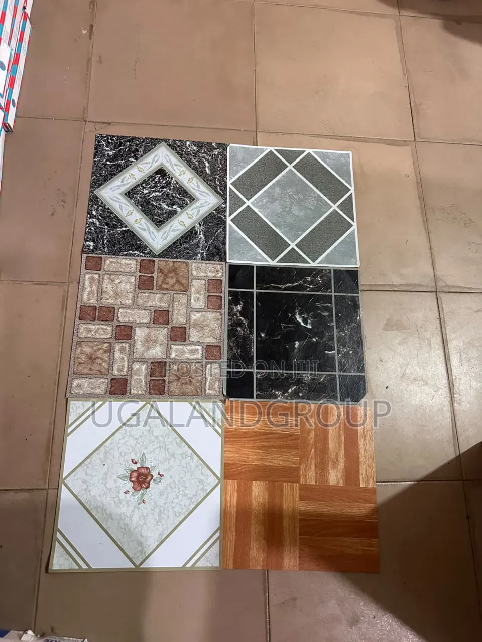 Square Vinyl Floor Tiles