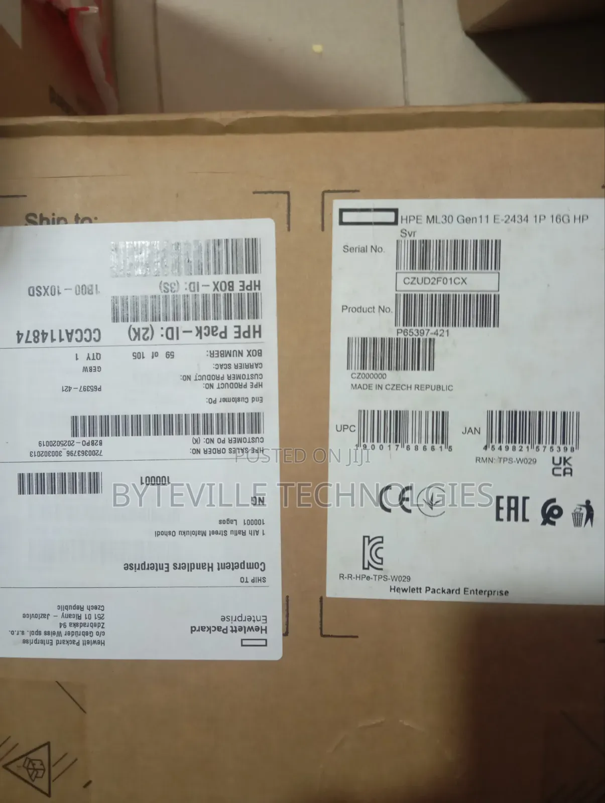 Hpe Proliant Ml30 Gen11 E-2434 16gb 8sff Server – P65397-421