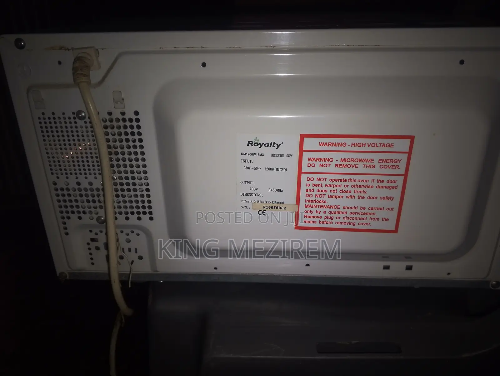 Royalty Microwave Oven