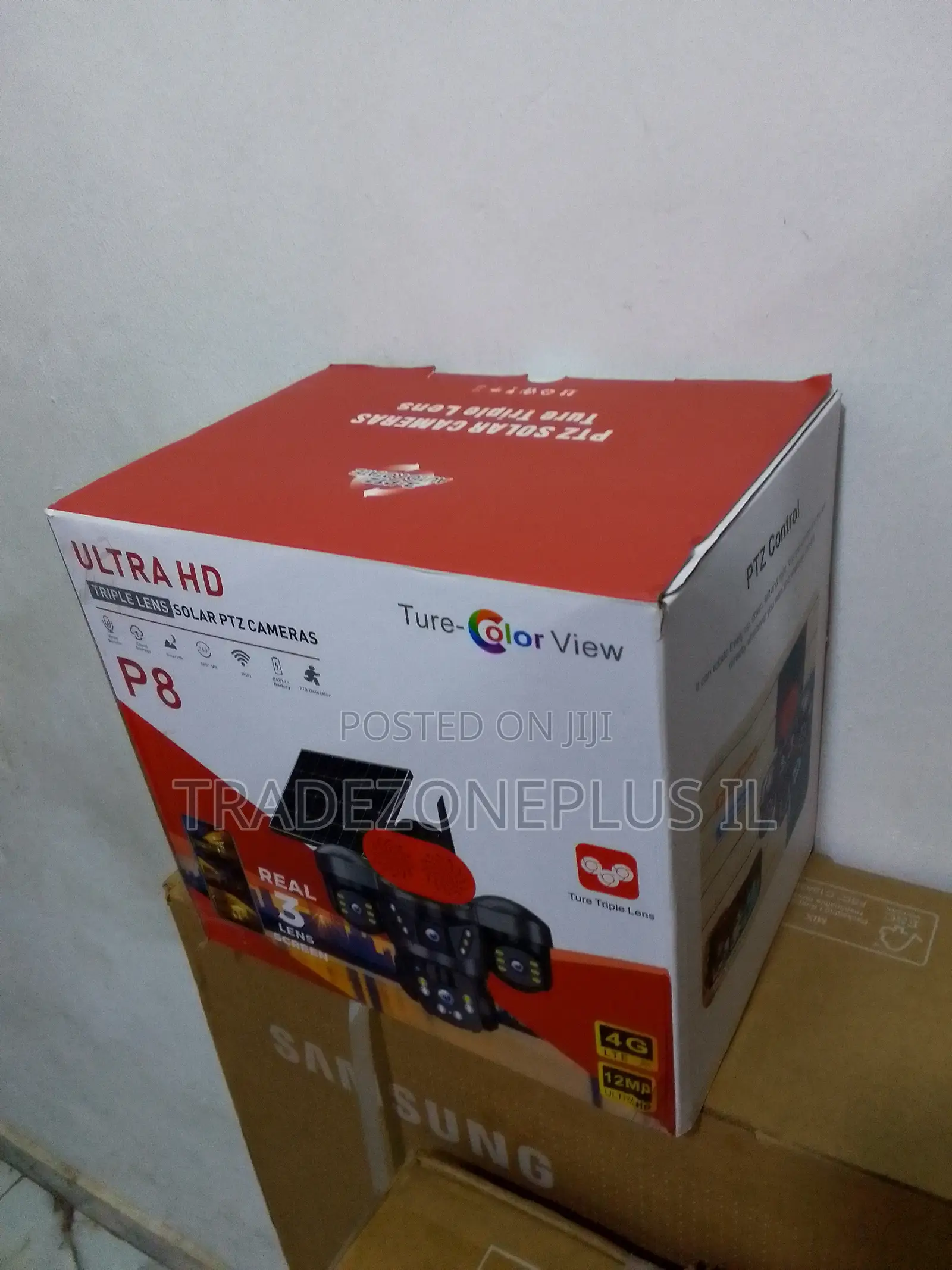 Ultra HD Solar Security Camera With PTZ Function