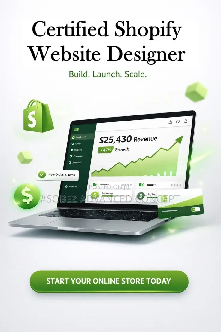 Certified Shopify Website Designer