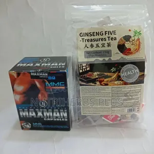 Max+man Capsule and Ginseng Five Treasure Tea(boost Sexual Drive)