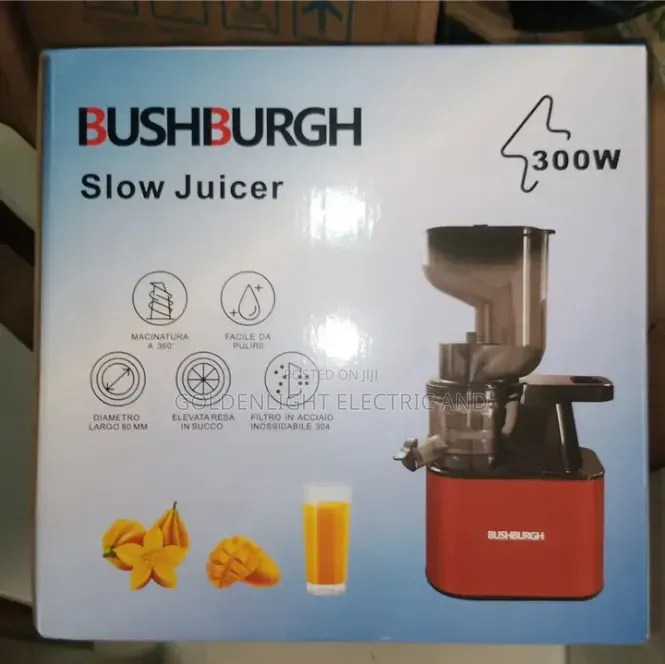 Bushburgh 300W Masticating Cold Press Slow Juicer.
