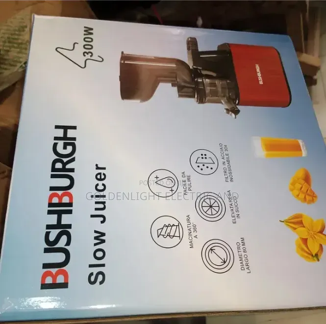Bushburgh 300W Masticating Cold Press Slow Juicer.