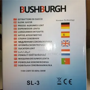 Bushburgh 300W Masticating Cold Press Slow Juicer.