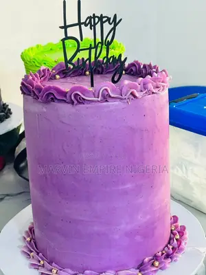 A Four Layer Cake With Four Different Flavour
