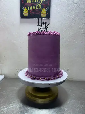 A Four Layer Cake With Four Different Flavour