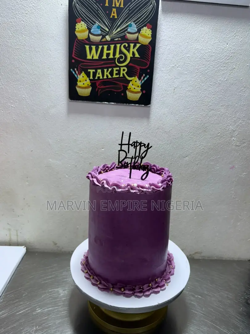 A Four Layer Cake With Four Different Flavour