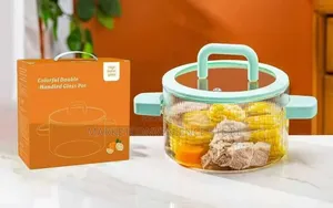 2.5 Liters Borosilicate Transparent Glass Pot