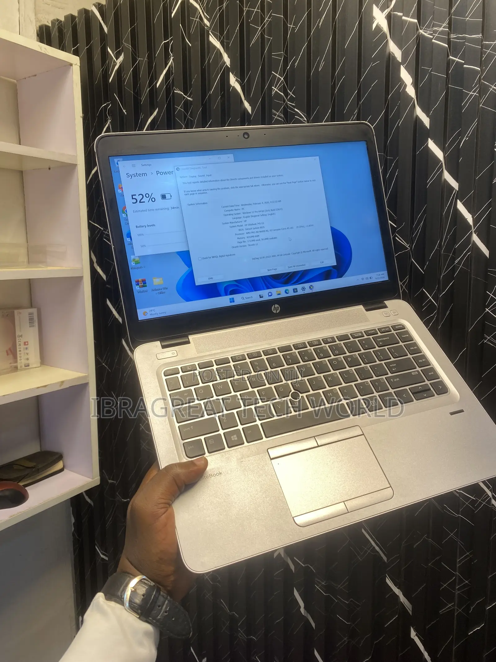 Laptop HP EliteBook 745 8GB AMD A8 HDD 500GB