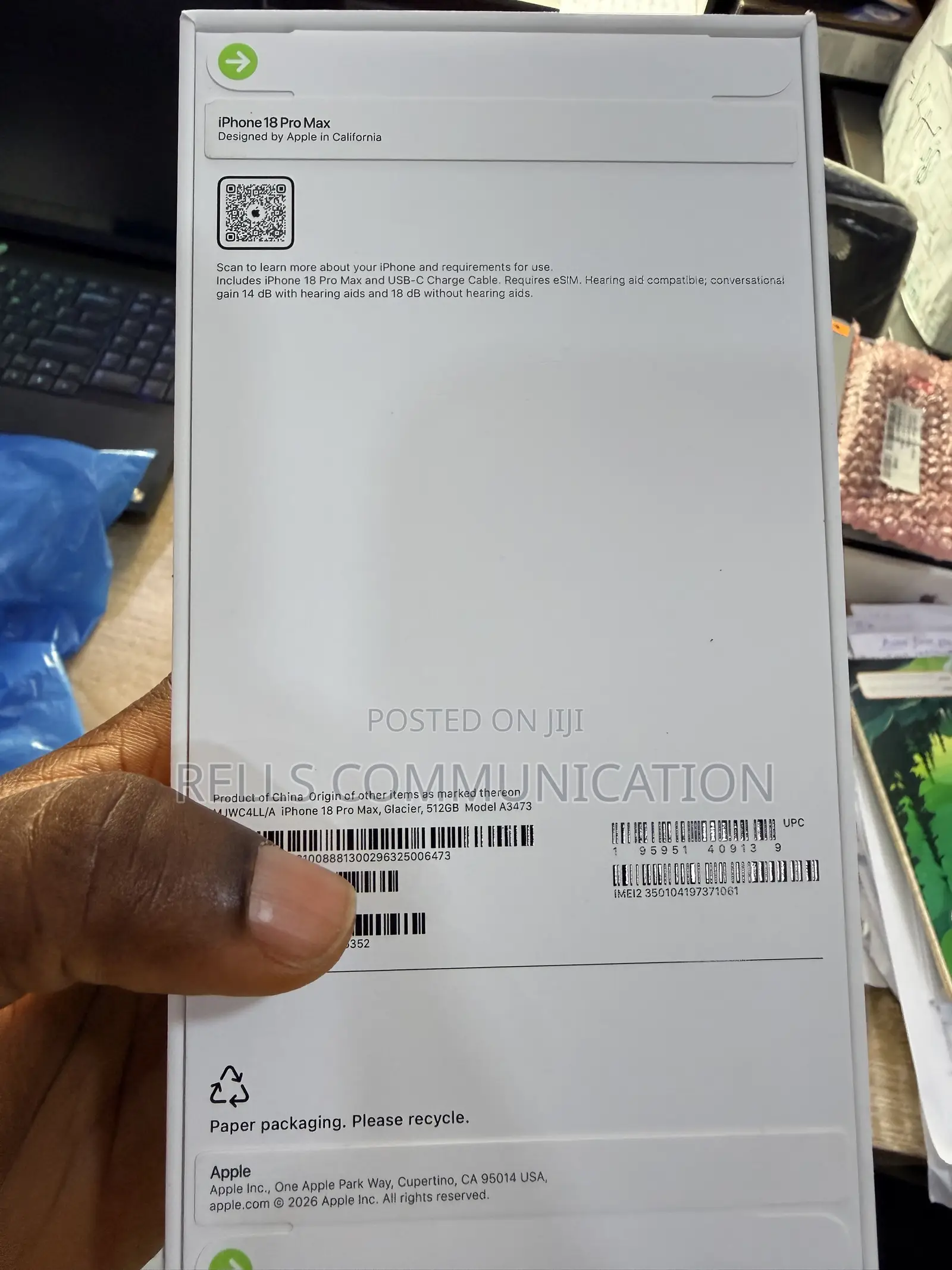New Apple iPhone 18 Pro Max 512 GB