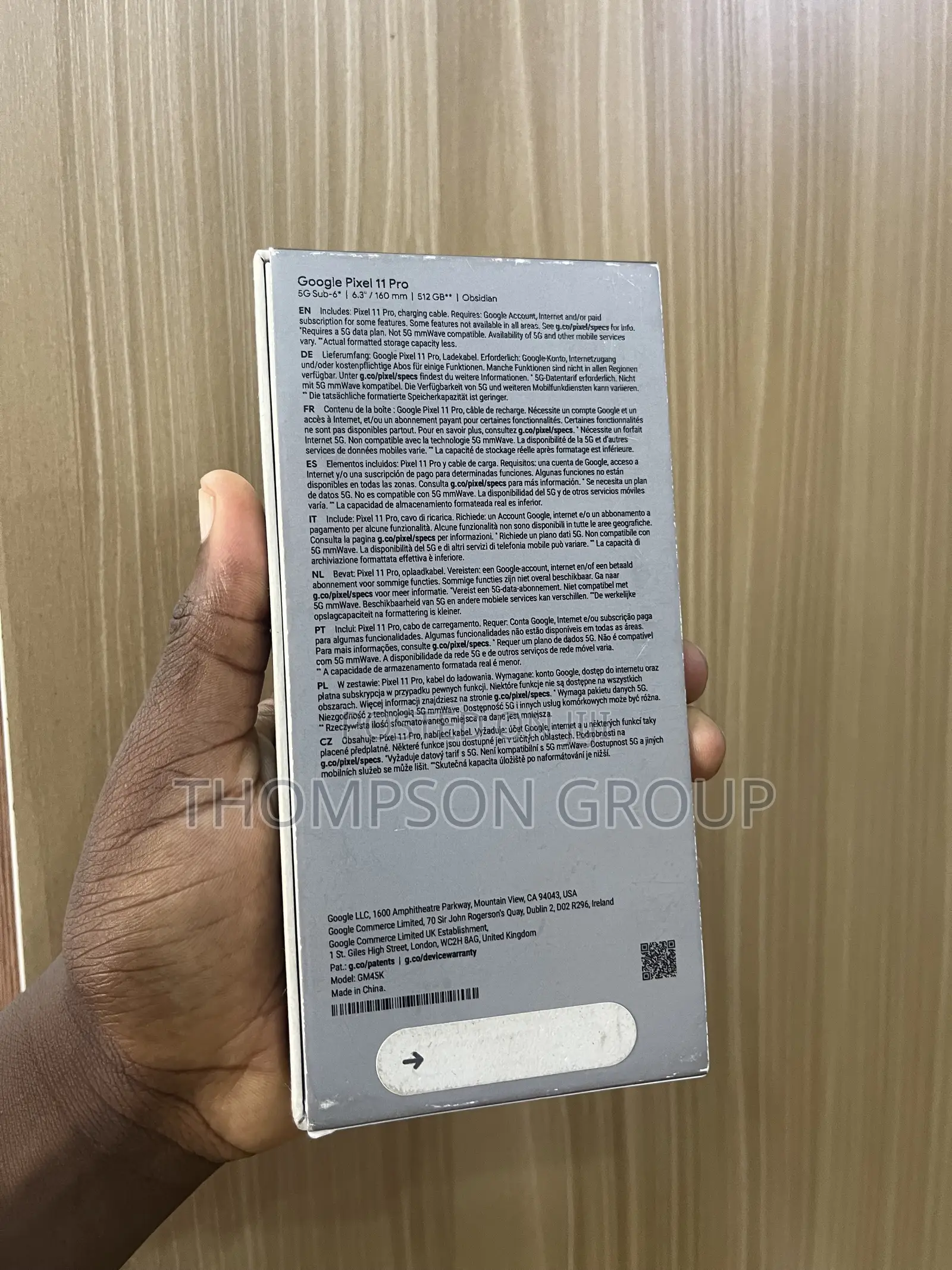 New Google Pixel 11 Pro 512 GB Gray