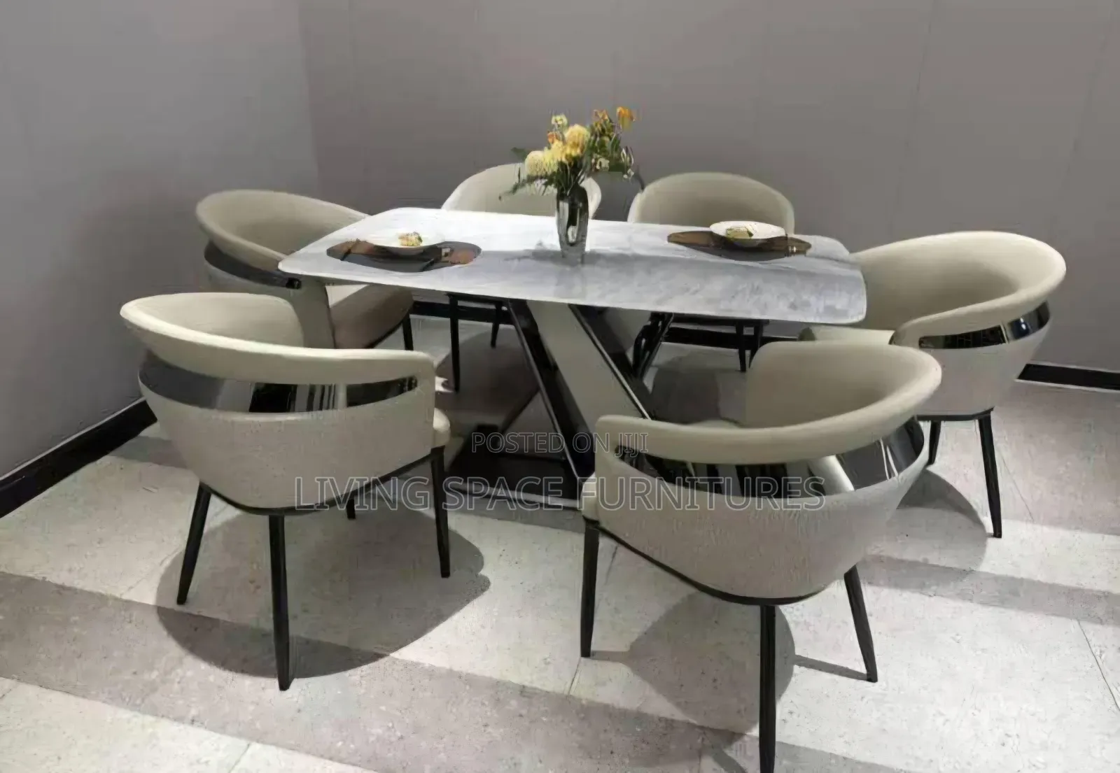 Classic Modern Dining Set by 6Seaters