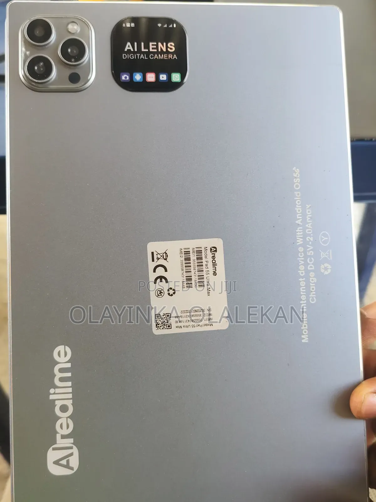 Realime Pad 55 Ultra Max 16 GB Gray