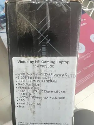 New Laptop HP Victus 15 8GB Intel Core i5 SSD 512GB