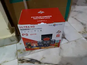 Solar Powered PTZ Camera With Three HD Lenses