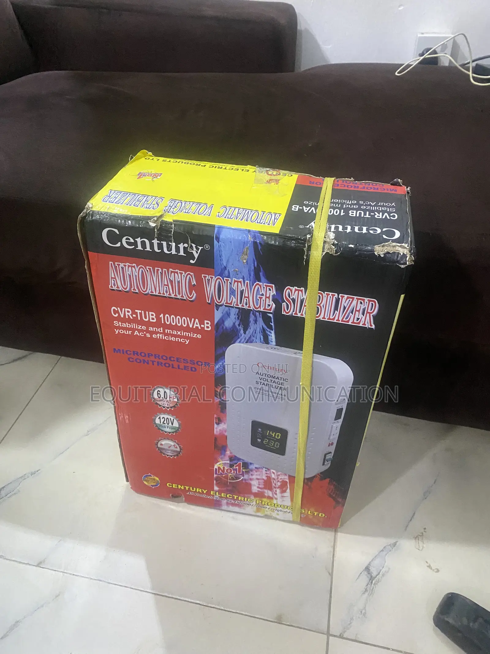 Automatic Voltage Stabilizer CVR-TUB 10000va-B 120V