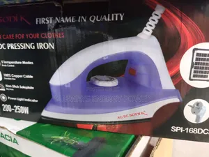 AC/DC Solar Pressing Iron