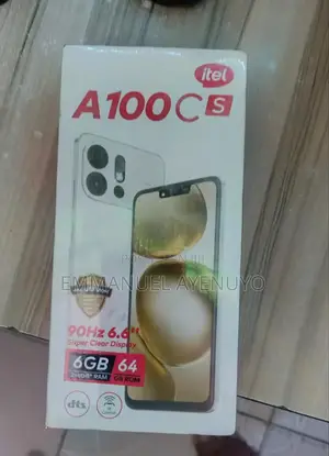 New Itel A100C 64 GB White