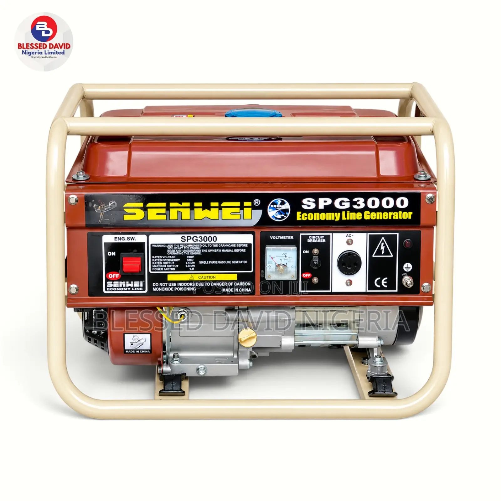 Senwei SPG3000 3.2kva 2.5kw Manual Generator
