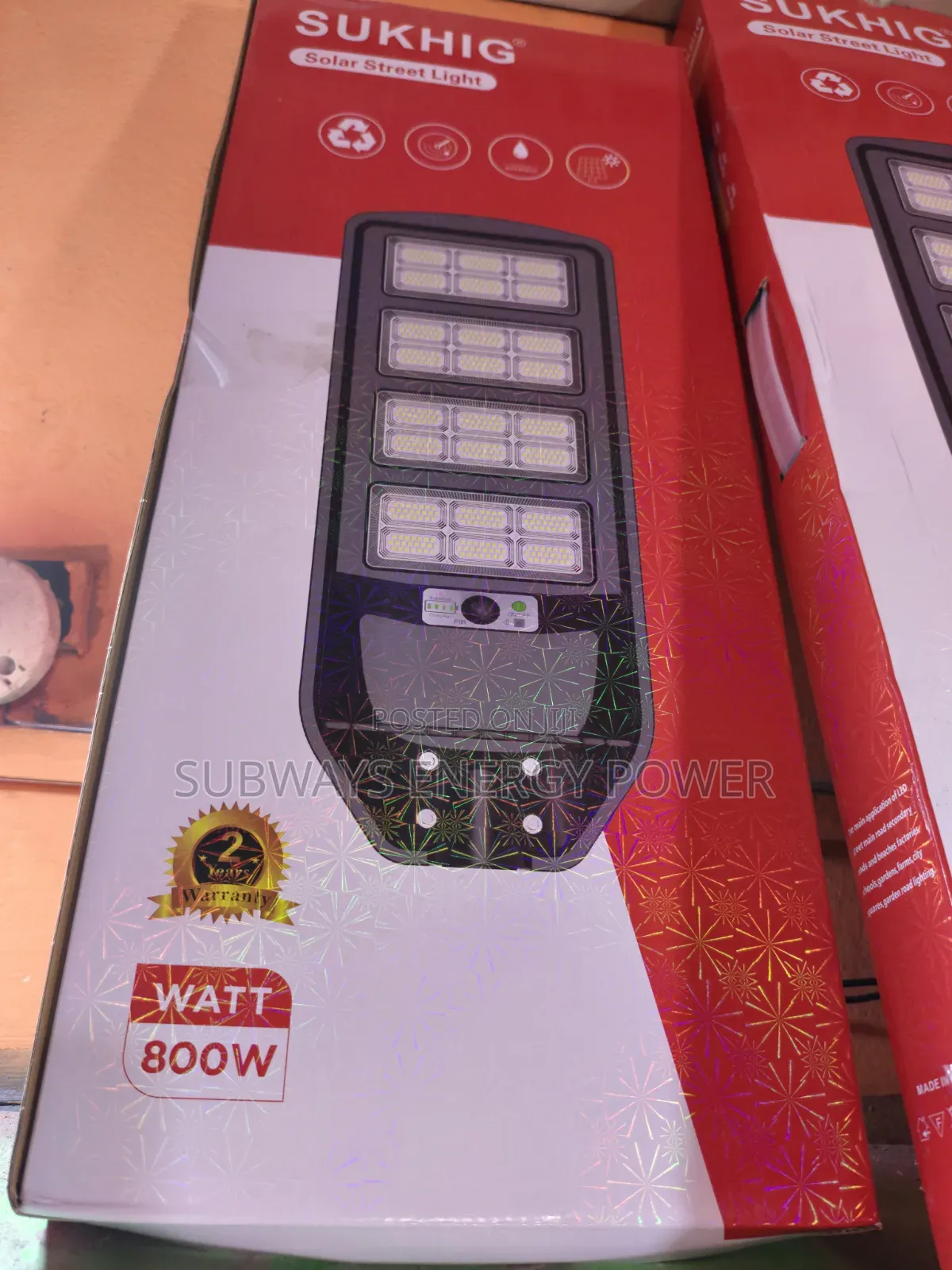 800W Solar Street Light