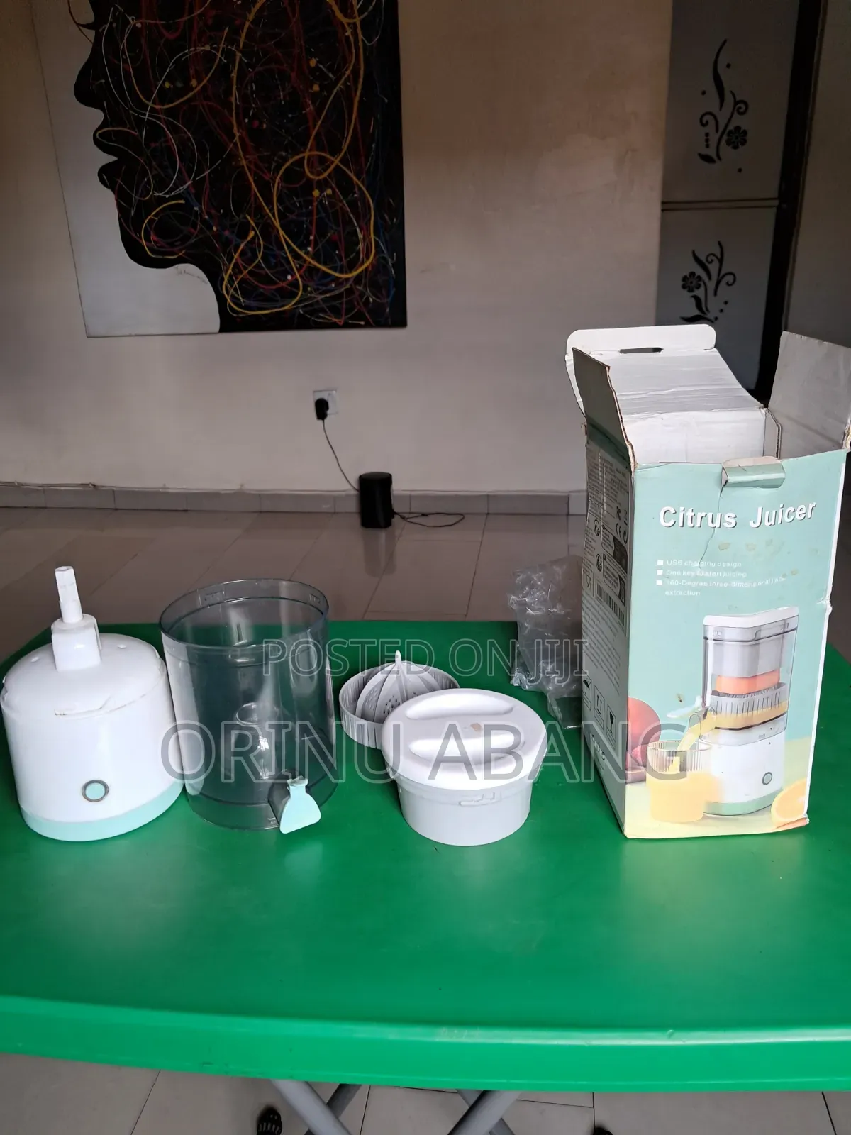 USB Rechargeable Orange Blender, Used , Negotiable