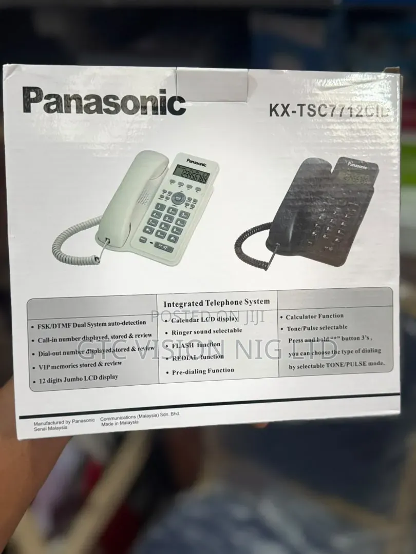 Original Telephone KX Tsc7712cid With Display