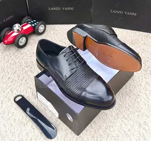 Lanzo Vanni Italian Brogue Leather Oxfords
