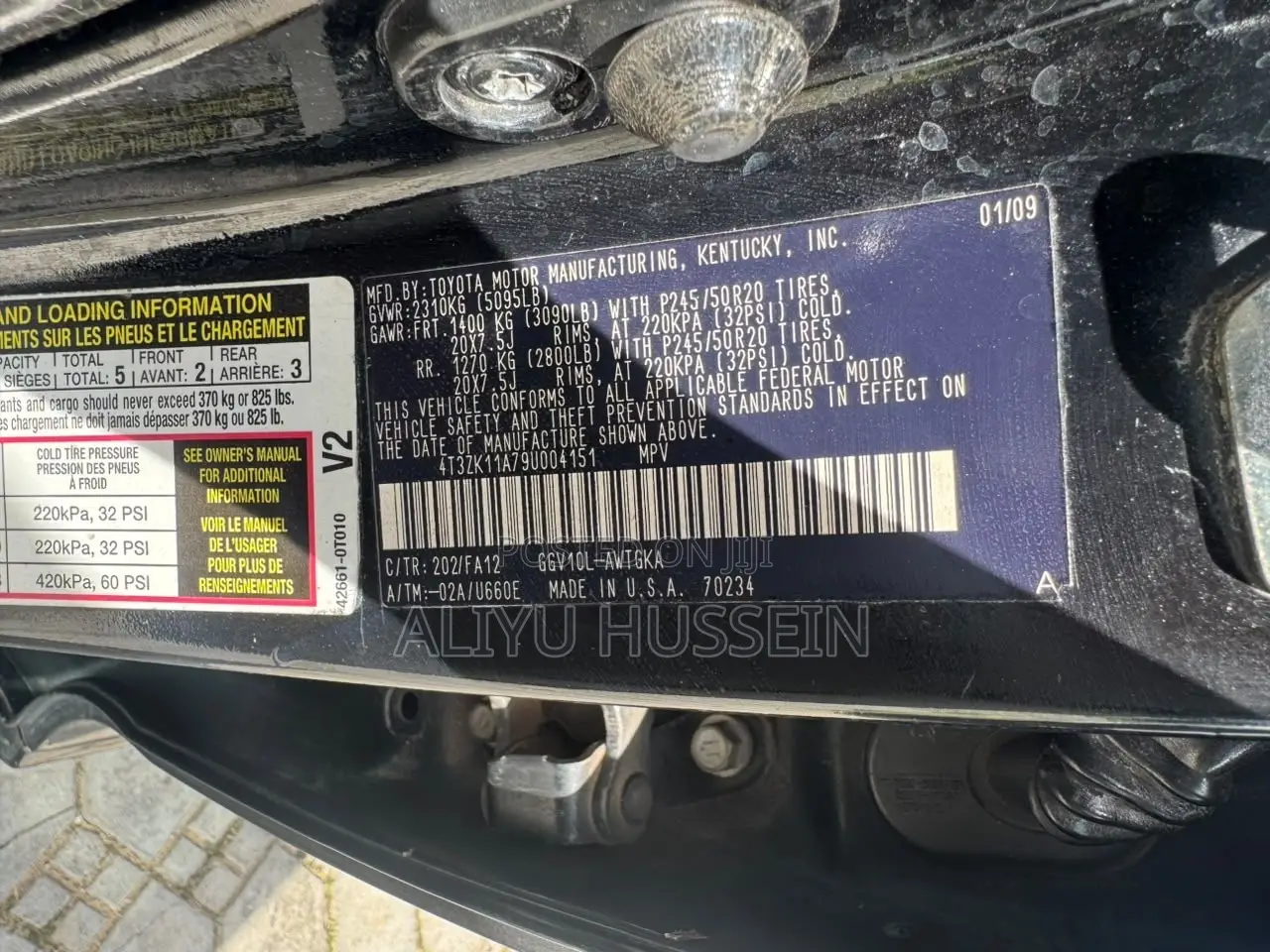 Toyota Venza 2009 Black