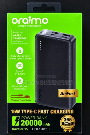Oraimo Traveler 15 20000mah 15W Charger