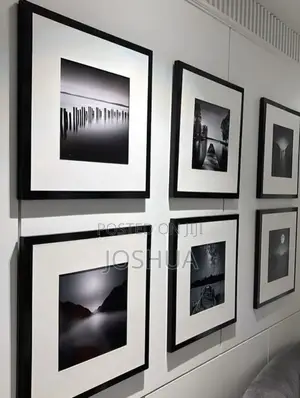 Black and White Pictures on a Vintage Frames of Any of Your Color