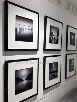 Black and White Pictures on a Vintage Frames of Any of Your Color