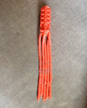 Kids Traditional Coral Bead Tassel Drop