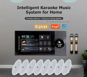 10-Inch Smart Home Background Music System 8*50W Ceiling Speaker