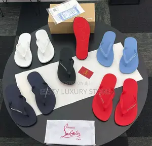 High Quality Luxury New Christian Louboutin Jaden Smith Flip Flops