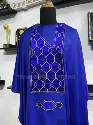 Royal Blue Men's Agbada /Native Wear