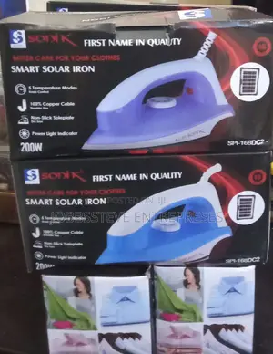 Sonik Smart Solar Pressing Iron