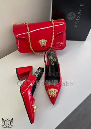 Versace Set of Complete Shoe and Bag for Any Events