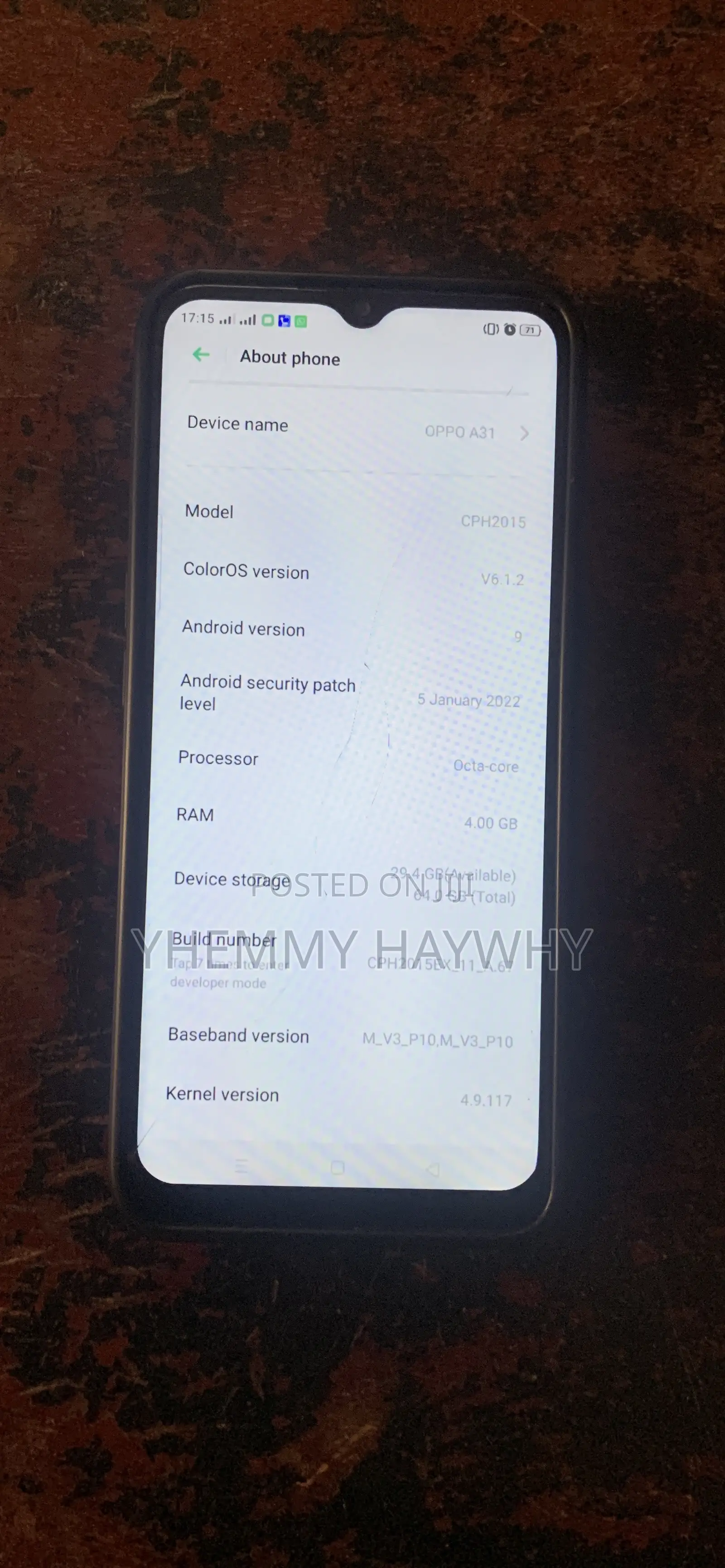 Oppo A31 64 GB Black