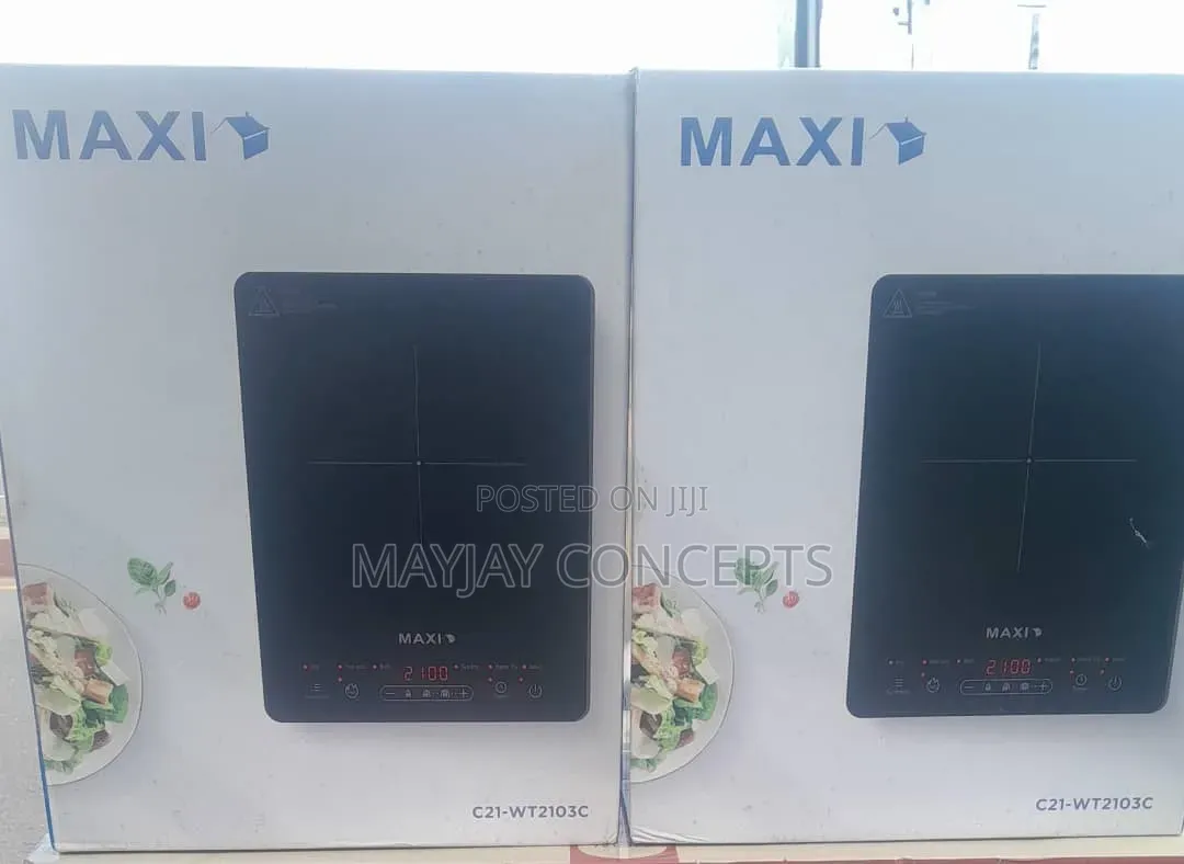 MAXI Induction Cooker With Pot Touch Control–watt Reduction Features