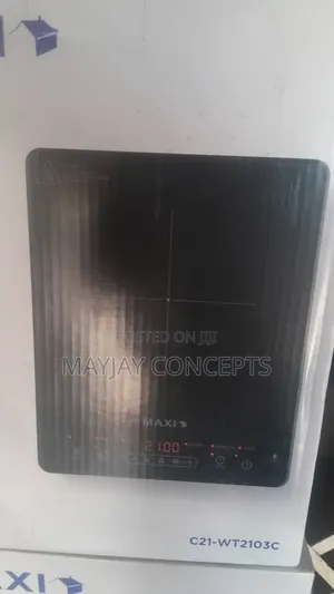 MAXI Induction Cooker With Pot Touch Control–watt Reduction Features