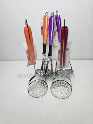 Stainless Steel Potato Food Masher With Comfort Grip Handle